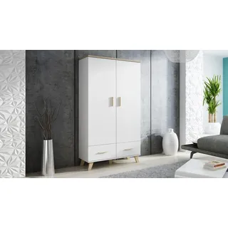 Cama LOTTA SZAFA Schlafzimmer-Schrank 2 Tür(en) Weiß Garderobe - Weiß