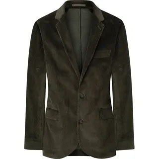 Hackett Cord Stretch Fit Blazer - Olive Green - 42 - 34