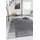 modern Polypropylen Teppich grau 160x230 cm