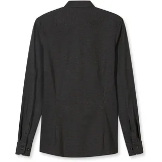 Olymp Businesshemd »No. Six 24/Seven super slim« in bequemer Jersey-Qualität, grau