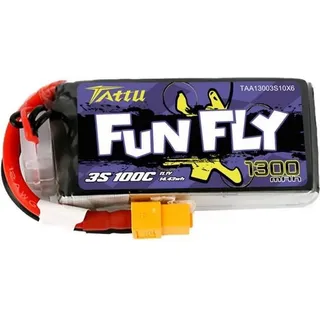 Tattu TAA13003S10X6, Akku, Schwarz, Violett, Weiß, Gelb - Schwarz, Violett, Weiß, Gelb
