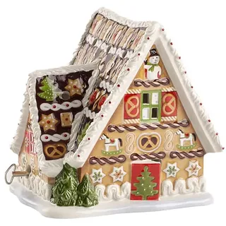 Villeroy & Boch Christmas Toys Lebkuchenhaus mit Spieluhr 16x13x16cm