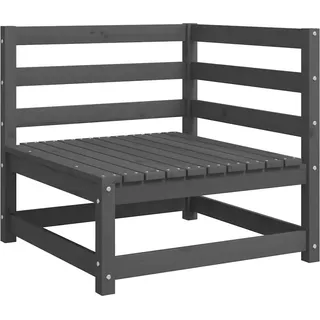 VidaXL 805752, Grau, Holz, Stoff, Polyester, 110 kg, Erwachsene & Kinder, 8 cm, 70 cm - Grau