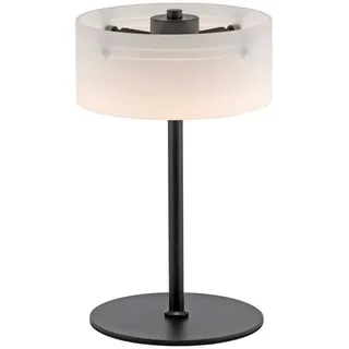Led-Tischleuchte , Schwarz , Metall, Kunststoff, Glas , 20x33x20 cm , Lampen & Leuchten, Innenbeleuchtung, Tischlampen