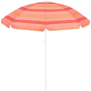 Mica Decorations Stripe Strandschirm - H180 x Ø160 cm - Hellrosa - Hellrosa