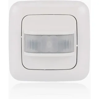 Busch-Jaeger 64762 UJ-214 Busch-Wächter 180 flex, Komplettset Komfort-Sensor Relaiseinsatz Reflex SI Rahmen 1-Fach Alpinweiß 2CKA006800A2983