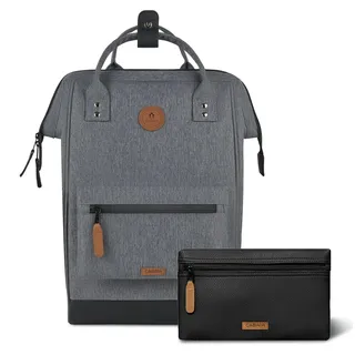 CABAIA Freizeitrucksack Rucksack mit Laptopfach Adventurer Melanged Backpack 23L Getaria grau - Grau