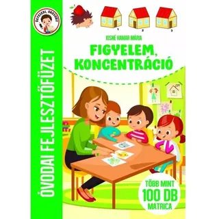 Achtung, Konzentration - Kindergarten Entwicklungsheft - auf Ungarisch