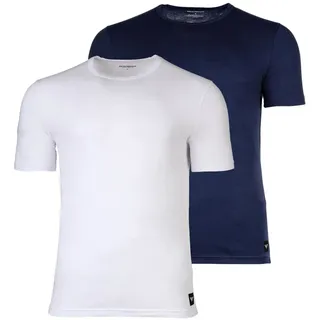 Emporio Armani Em000391_af20673 Kurzarm-baselayer 2 Einheiten - Ink / White - M