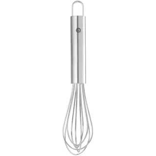 HENDI Schneebesen, 5 flexible Drähte, mit Aufhängeöse, für kleine Portionen, spülmaschinengeeignet, Rührbesen, Ballonschneebesen, Piano Schneebesen, (L)160mm, Edelstahl