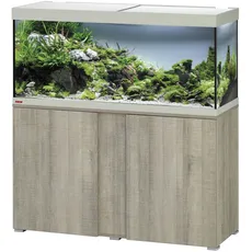 Bild von vivaline 240 LED Aquarium mit Unterschrank, grau,