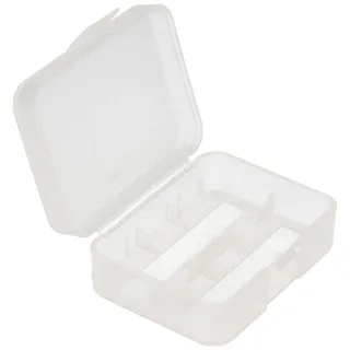 Plastikbox AccuSafe für 2x 18500 oder 3x 16340 transparent
