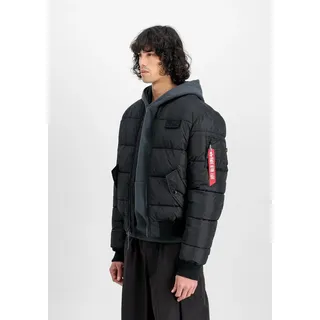 Alpha Industries MA-1 Puffer Bomberjacke schwarz S
