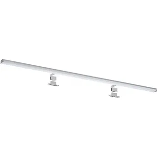 SEBSON Spiegelleuchte Bad 120cm auf Schrank + Klemmleuchte, neutralweiß