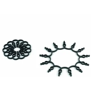 KUHN RIKON 22263 Küchenhelfer Design LIne Silikon Mini Glasuntersetzer