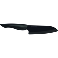 Kyocera ZK-140BK-BK SHIN Keramik-Mini Santoku Messer, Kunststoff, Schwarz, 28 x 2,3 x 4,7 cm