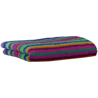 CAWÖ Lifestyle Streifen Gästehandtuch 30 x 50 cm mehrfarbig