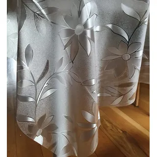 PVC Tischdecke Transparente, Geprüfter Tischschutz, pflegeleicht und abwischbar, Rund 137 cm