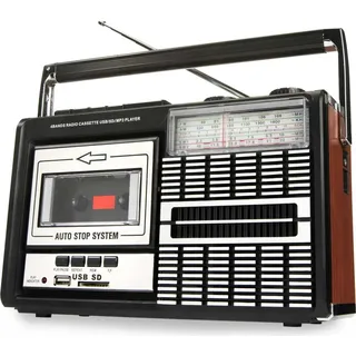Ricatech 80er Radiorekorder PR85 - Braun
