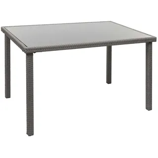MCW Poly-Rattan Tisch 0 x 0 x 0 cm Grau