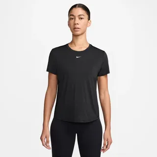 Nike Damen T-Shirt One Classic Dri-FIT SS Top WT IB9408-010 M - Black/White - M