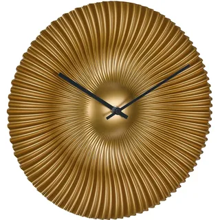 TFA Analoge Designer Wanduhr 33,00 cm 60.3520.53 gold