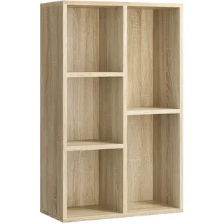 VASAGLE Bücherregal 5 Fächer  eichefarben Beige
