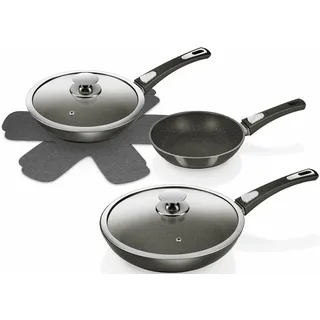 Genius Bonafit Pfannen-Set 7-tlg. 20 cm + 24 cm + 28 cm
