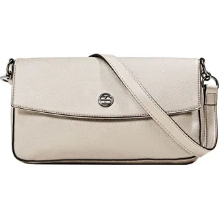ESPRIT Schultertasche Abendtasche Kesha Shoulderbag Gunmetal silberfarben - Silber