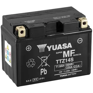 Yuasa Ttz14s Agm-batterie - Black - One Size