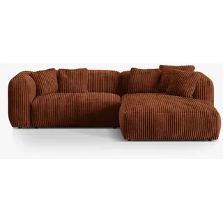 micadoni Ecksofa Martina, 2-Sitzer orange