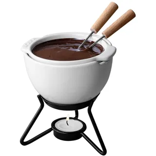 Boska Schokofondue Set Petit Marie - Fondue Schokolade Teelichter - 250 ml Inhalt für 200 gr Seschmolzener Schokolade