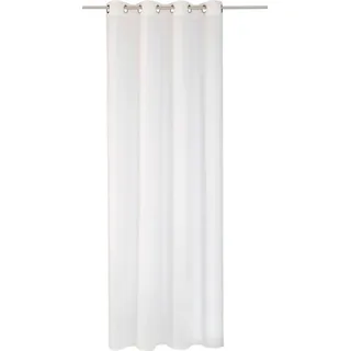 Wirth Gardine WIRTH "Audrey", weiß, B:350cm H:225cm, Polyester, Gardinen, Gardine, Fertigstore mit Ösen (Ø 4 cm) nach Maß