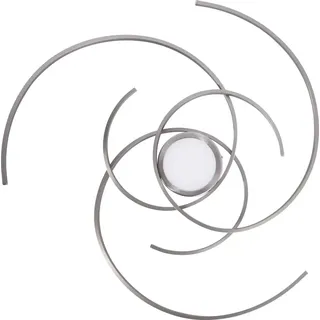 NÄVE LED Deckenleuchte RADON silber