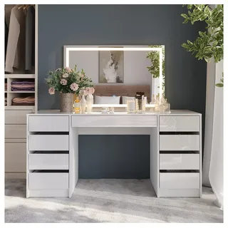 Vicco Schminktisch Sherry, mit LED-Spiegel