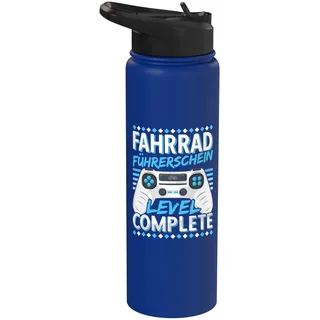 Fahrradprüfung bestanden, Fahrradführerschein Level, Kinder Stainless Steel Insulated Water Bottle