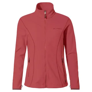 VAUDE Damen Rosemoor Fleecejacke, Zip-In-Funktion, angenehm warm und atmungsaktiv, brick, 44
