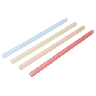 FACKELMANN Mehrweg Trinkhalme – Wiederverwendbare Trinkhalme für Smoothies, Milchshakes und Bubble Tea, 30-tlg Set - Spülmaschinengeeignet, Blau,apricot,rosa,gelb