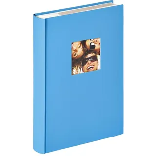 Walther design Fotoalbum oceanblau 300 Fotos 10 x 15 cm Memo-Einsteckalbum mit Cover-Ausstanzung, Fun ME-111-U