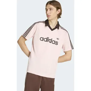 T-Shirt ADIDAS ORIGINALS "JSY", Herren, Gr. S, sandy pink, Obermaterial: 100% Polyester, V-Ausschnitt, Shirts T-Shirt