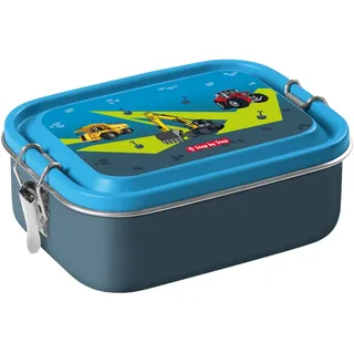 Step by Step Lunchbox Stainless Steel Vehicle blau