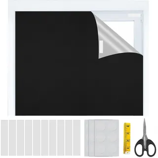 Dachfenster Verdunklungsrollo Ohne Bohren, 100x150cm Thermorollo