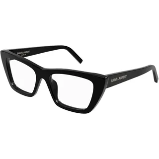 Gestell Für Optische Brille Saint Laurent Sl 276 Mica Opt 003 Schwarz Cat Eye