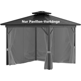 Pavillon Seitenteile Set 4tlg 3x3m Wasserdicht UV Schutz