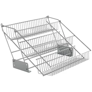 Metaltex Gewürzregal Polytherm auf und ab, Edelstahloptik