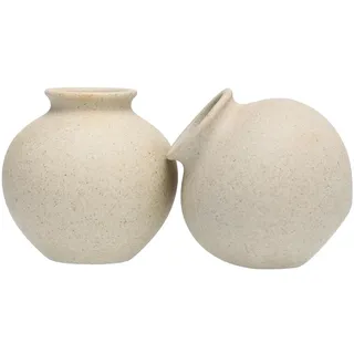 YARNOW 2 Stück Keramikvase Retro Blumentopf Für Getrocknete Blumen Rustikale Mini Steingut Vase Künstlerische Dekoration Für Zuhause Und Schreibtisch