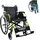 Rollstuhl Bolonia Aluminium Faltbar und leicht Grün