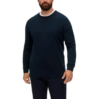 s.Oliver Baumwollpullover mit Logo-Stickerei