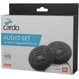 Cardo Cardo, 45 MM JBL Dual HD-Kopfhörer-Audio-Kit für Gegensprechanlage, Noir