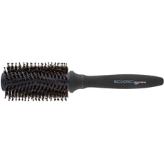 Bio Ionic Boar Styling Brush Large, Graphene MX Infused Barrel, For Straight, Wavy and Curly Hair